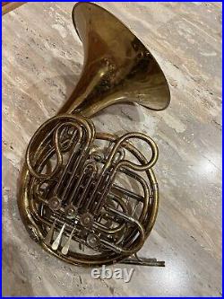 Playable Selmer U. S. A. Double French Horn With Case