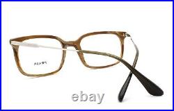 Prada Eyeglasses Glasses Brown Horn / Silver 53-19-145 withcase