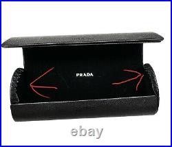 Prada Eyeglasses Glasses Brown Horn / Silver 53-19-145 withcase