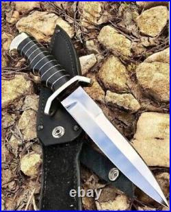 Premium Quality Handmade D2 Steel Hunting Bowie Knife with Sheath