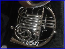 Pro Silver Plated Double French HornPossibly OPUS USA Model 6038N With Hardcase