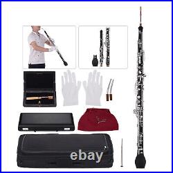 Professional English Horn Synthetic Wood Body Silver-Plated Keys with Case F8Z7