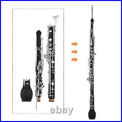 Professional English Horn Synthetic Wood Body Silver-Plated Keys with Case G5T1