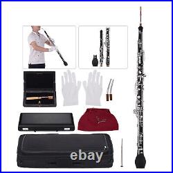 Professional English Horn Synthetic Wood Body Silver-Plated Keys with Case K0B1