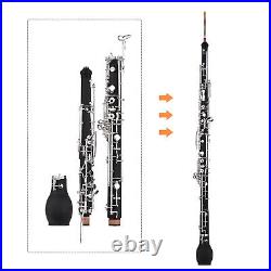 Professional English Horn Synthetic Wood Body Silver-Plated Keys with Case K8L2