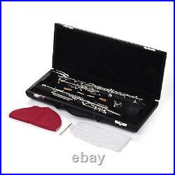 Professional English Horn Synthetic Wood Body Silver-Plated Keys with Case L6N2