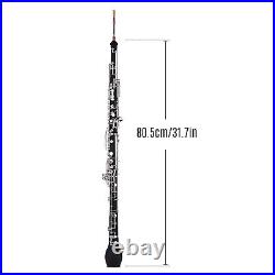 Professional English Horn Synthetic Wood Body Silver-Plated Keys with Case W1G4