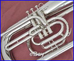 Professional JINBAO Marching Euphonium Silver Nickel Horn Bb Key With Case