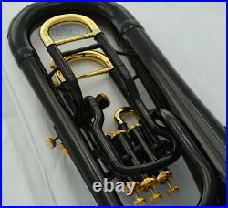 Professional New Black Euphonium Horn B-Flat 3+1 Key With Case