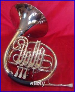 Professional Silver Double FRENCH HORN OPUS with original box
