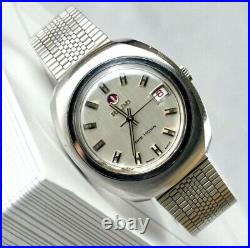 RADO Cape Horn Automatic Silver Watch with Date Display USED F/S