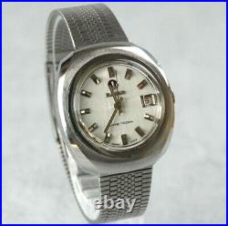 RADO Cape Horn Automatic Silver Watch with Date Display USED F/S