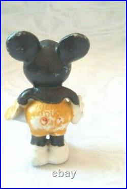 RARE Mickey Mouse With Silver Horn(White Shoe Musician) 1930's Japan