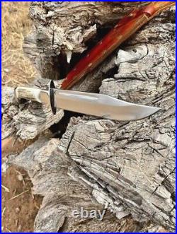 Rare 20 Custom Handmade D2-Tool Steel HUNTING Bowie Knife With STAG HORN HANDLE