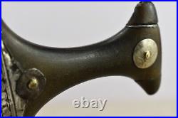 Rare Antique Yemen Belt Khanjar Dagger Jambiya Silver with Special Horn Jewish