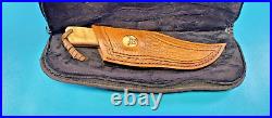 Rare CISCO Custom Knife Trailing Hunter Sheep Horn Handle + Sheath Chuck Syslo