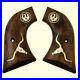 Ruger-Vaquero-grips-walnut-wood-with-Long-Horn-Steer-Head-Ruger-silver-logo-01-vo