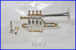 SALE Piccolo, Trumpet Bb/A Brass-Instrument with Case Piccolo Trumpets BRS BB/A