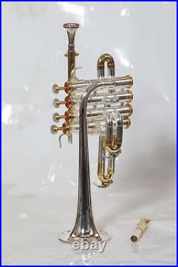 SALE Piccolo, Trumpet Bb/A Brass-Instrument with Case Piccolo Trumpets BRS BB/A