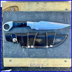 Sanity 11 Custom D2 Steel Knife with Horizontal/Vertical carry Sheath
