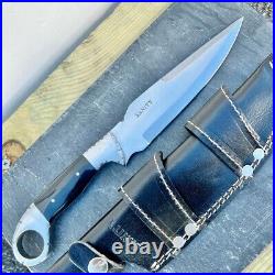 Sanity 11 Custom D2 Steel Knife with Horizontal/Vertical carry Sheath
