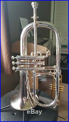 Schilke Flugelhorn 1040FL with ProTec multi horn pro Case! Bach 5AFL mouthpiece