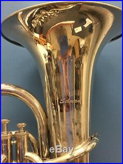 Selman 4 Valve Baritone Horn Euphonium With Case