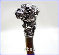 Shoehorn Bolcas with Bulldog Head in 925 Silver and Horn Tip