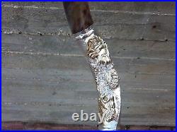 Shofar Amazing Silver Plated 24+ Yemenite Horn Kudu Lion Of Judah Menorah