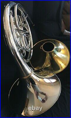 Silver Plated Custom Screw-Bell Converted Conn 6D, With Case & Extra Bell Flare