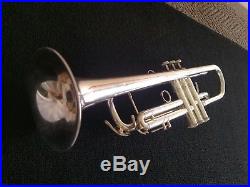 Silver Plated Holton ST-306 MF Horn Professional Trumpet with Hard Case