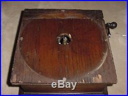 Standard Talking Machine Model X Victrola Phonograph with Silver Horn
