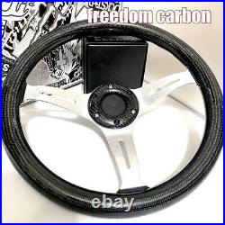 Steering Horn Button Limited Price With Carbon Real Silver / List No. 145