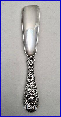 Sterling Shoe Horn by Mappin & Web With Repousse