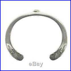 TADY & KING Eagle Face Bangle Long Horn Metal Silver Bangle with Gold Plated