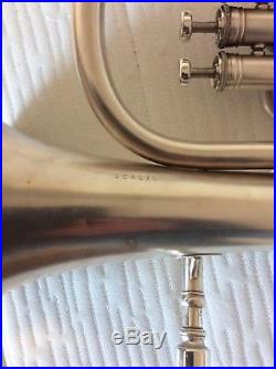 Tenor Horn silver plated Besson Westminster with gig bag