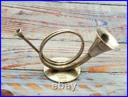 Tiffany And CO Sterling Silver Place card Holder with Horn