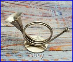 Tiffany And CO Sterling Silver Place card Holder with Horn