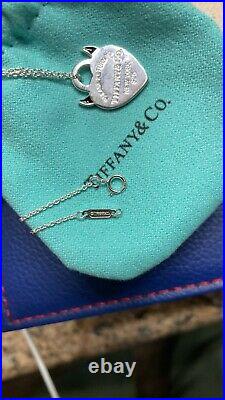Tiffany & Co. Return to Tiffany Heart Tag Pendant Necklace With Horns