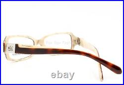 Tiffany & Co TF 2032B 8051 Eyeglasses Glasses Brown Havana on Ivory Horn 52mm