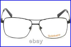 Timberland TB1639 002 Black Metal Aviator Optical Eyeglasses Frame 58-15-150 AB