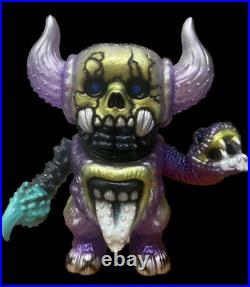 Tkomfactory Demogorgon With Gold Face And Silver Horns Purple Transparent Ver