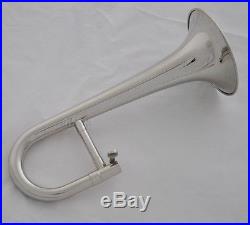 Top jinbao silver nickel Bb key Slide Trumpet soprano trombone horn with case