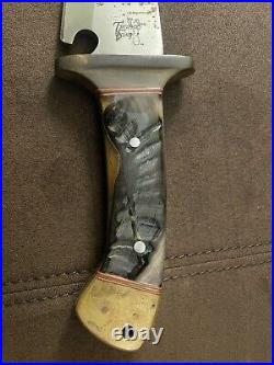 Trophy Stag Fixed Blade Hunting Knife With Sheath 1 of only 500