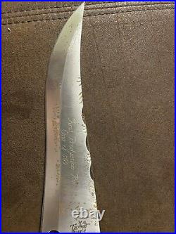 Trophy Stag Fixed Blade Hunting Knife With Sheath 1 of only 500