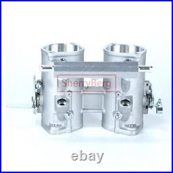 Twin 45mm DCOE Throttle Bodies With TPS Air Horn for Weber/EMPI/FAJS/Dellorto