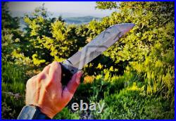 Ubr Custom Handmade D2-tool Steel Hunting Bowie Knife With Buffalo Horn