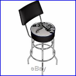 United States Army The Horn Calls Padded Swivel Bar Stool with Back