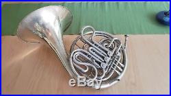 Used Contempora Bb/F Double French Horn, Medium weight bell. Comes with case