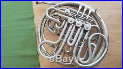 Used Contempora Bb/F Double French Horn, Medium weight bell. Comes with case